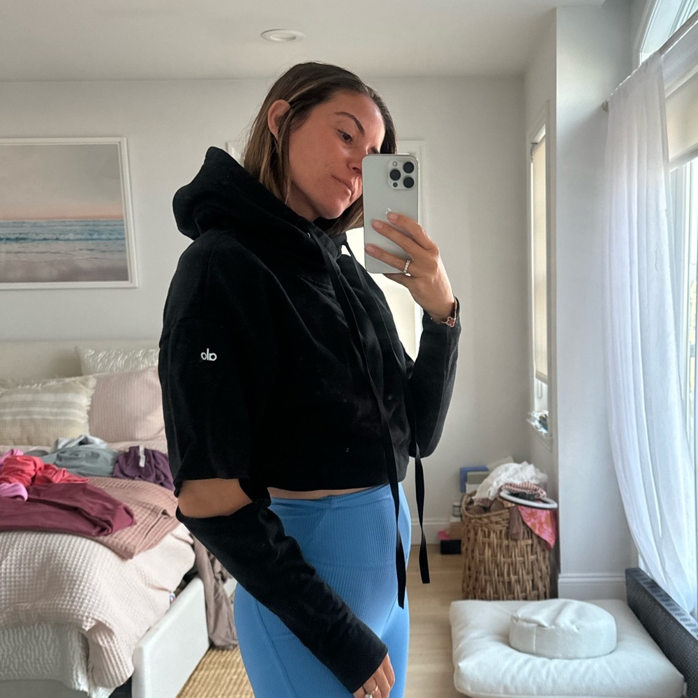 Cropped sweatshirt